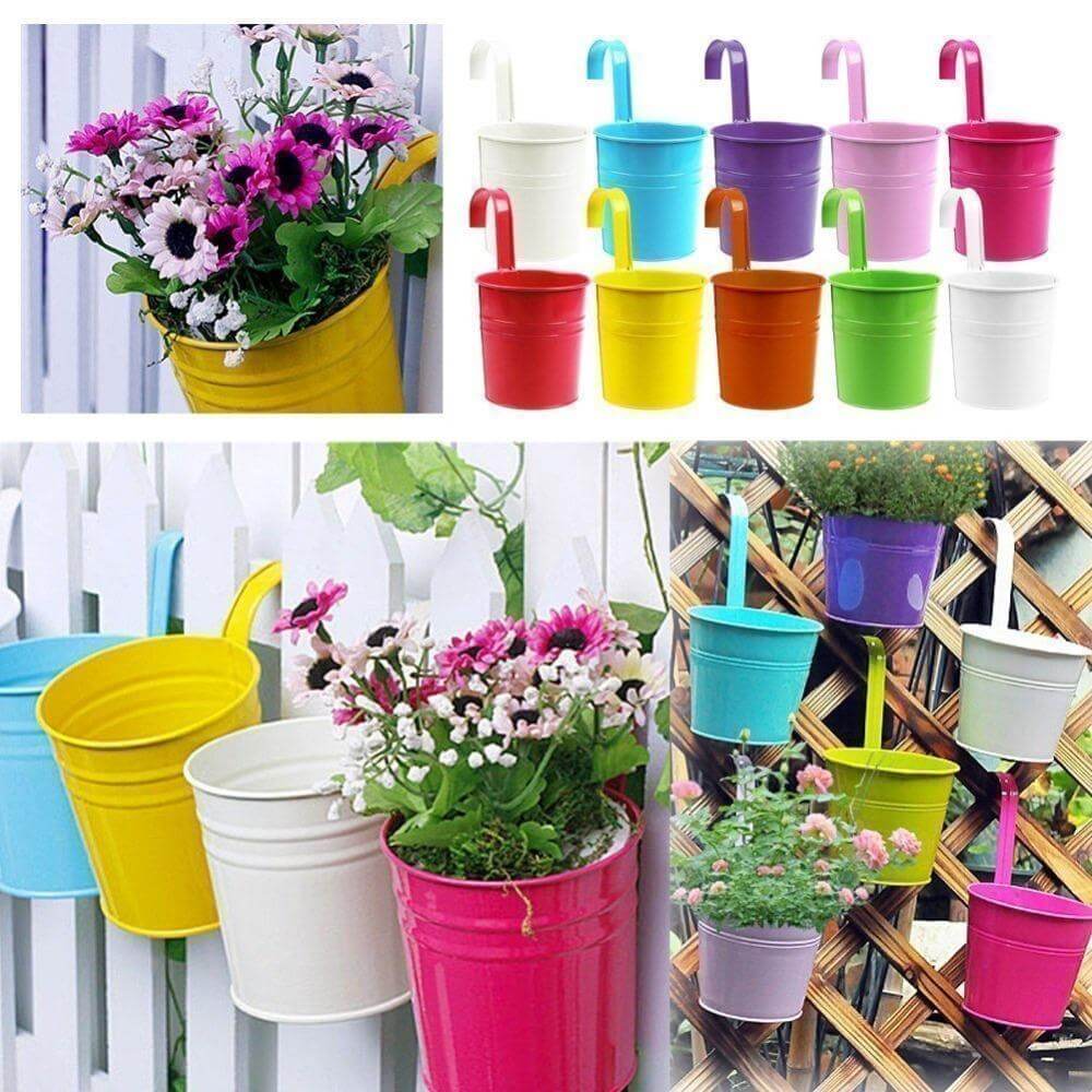 hanging flower pots for balcony