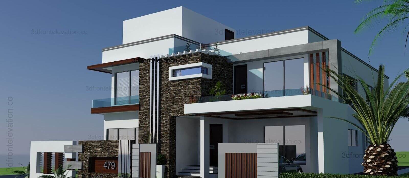 Best 3D Elevation Design for House - Architecture Designs - The