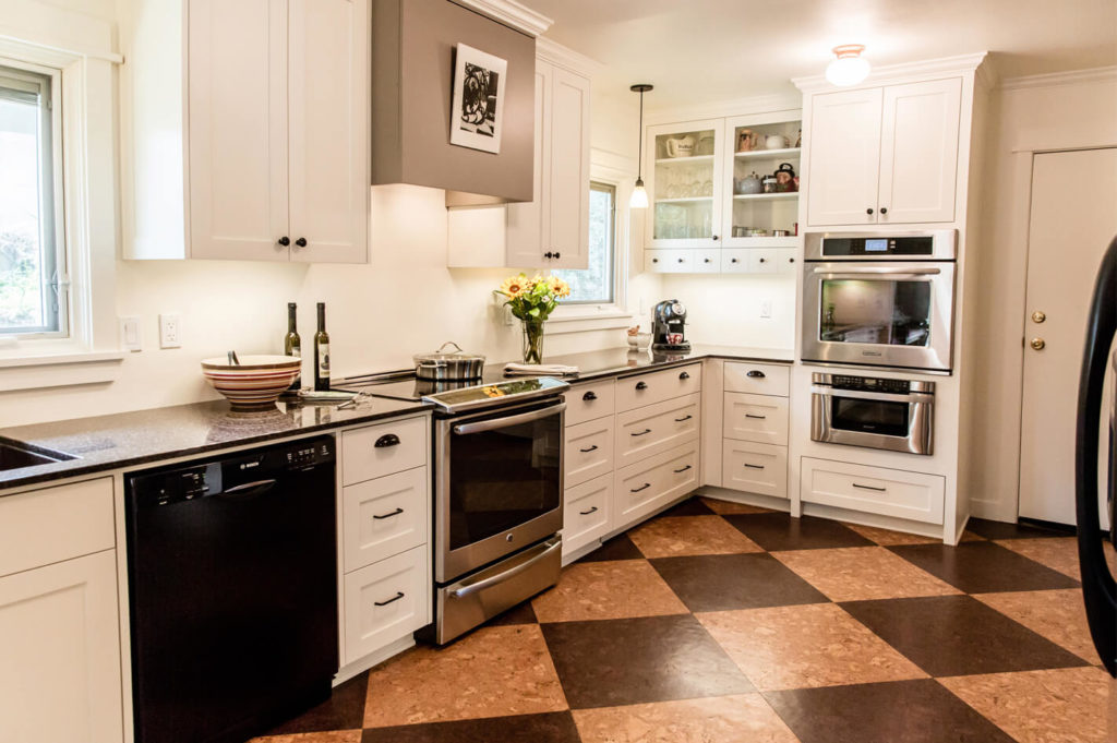 cork floor tiles for kitchen