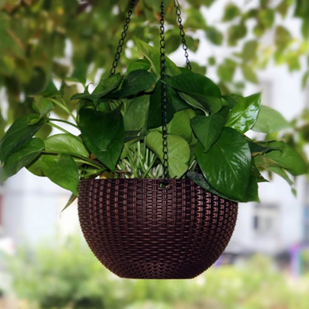 hanging flower pots for balcony