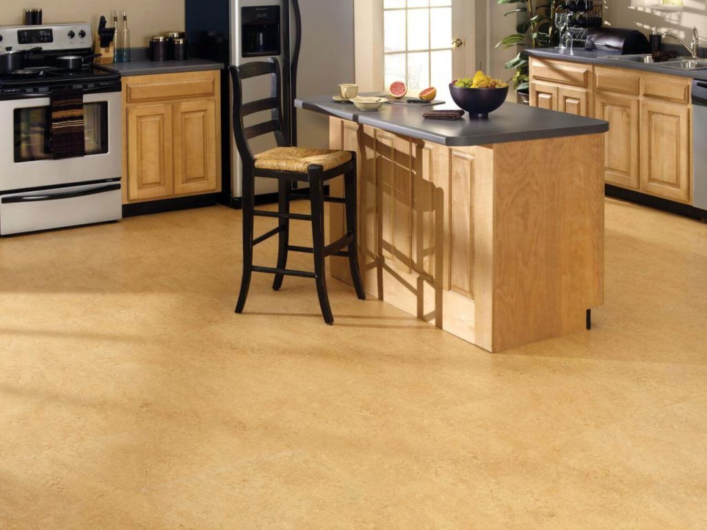 cork floor tiles for kitchen