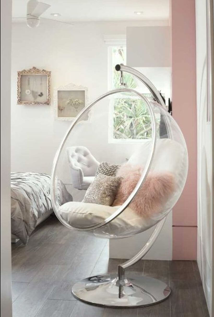 Stunning Indoor Swing Chairs Idea for Bedroom Will Make You Amaze