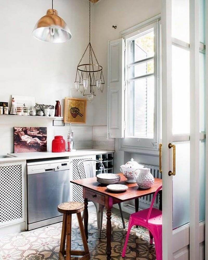 colorful boho chic kitchen designs