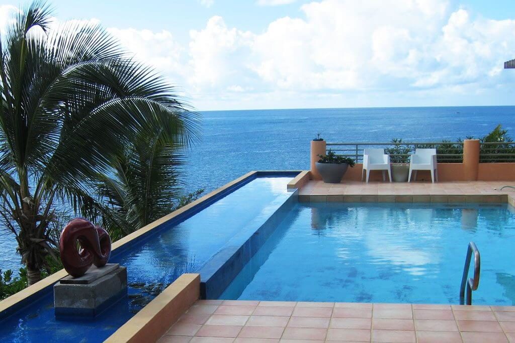 house with rooftop swimming pool