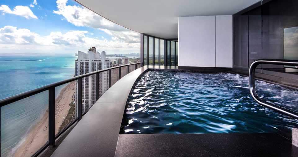 rooftop swimming pool designs