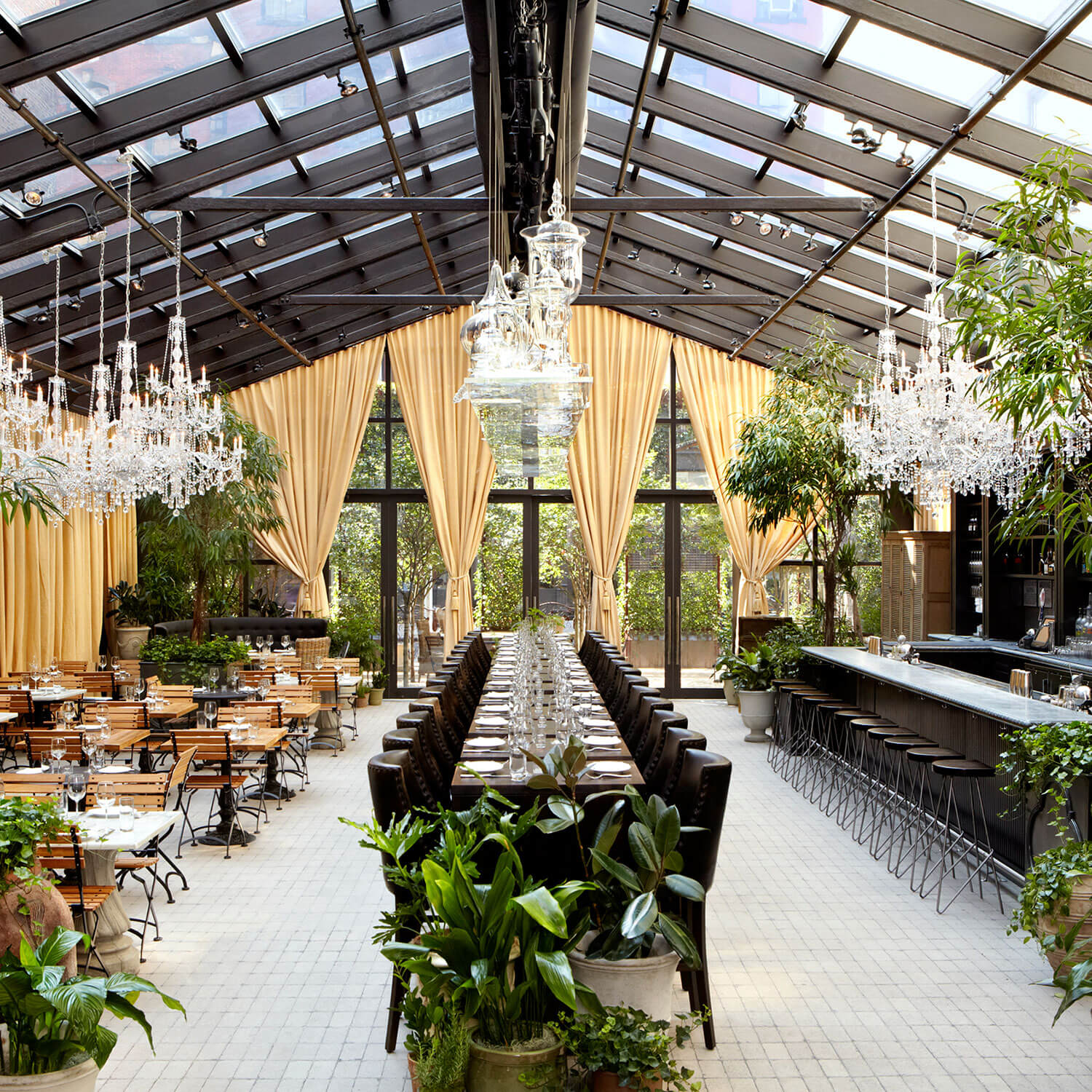 Garden Restaurant Design Ideas With Interior Look