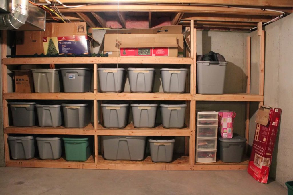 home basement storage ideas