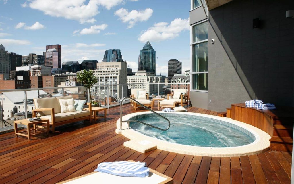 rooftop swimming pool designs