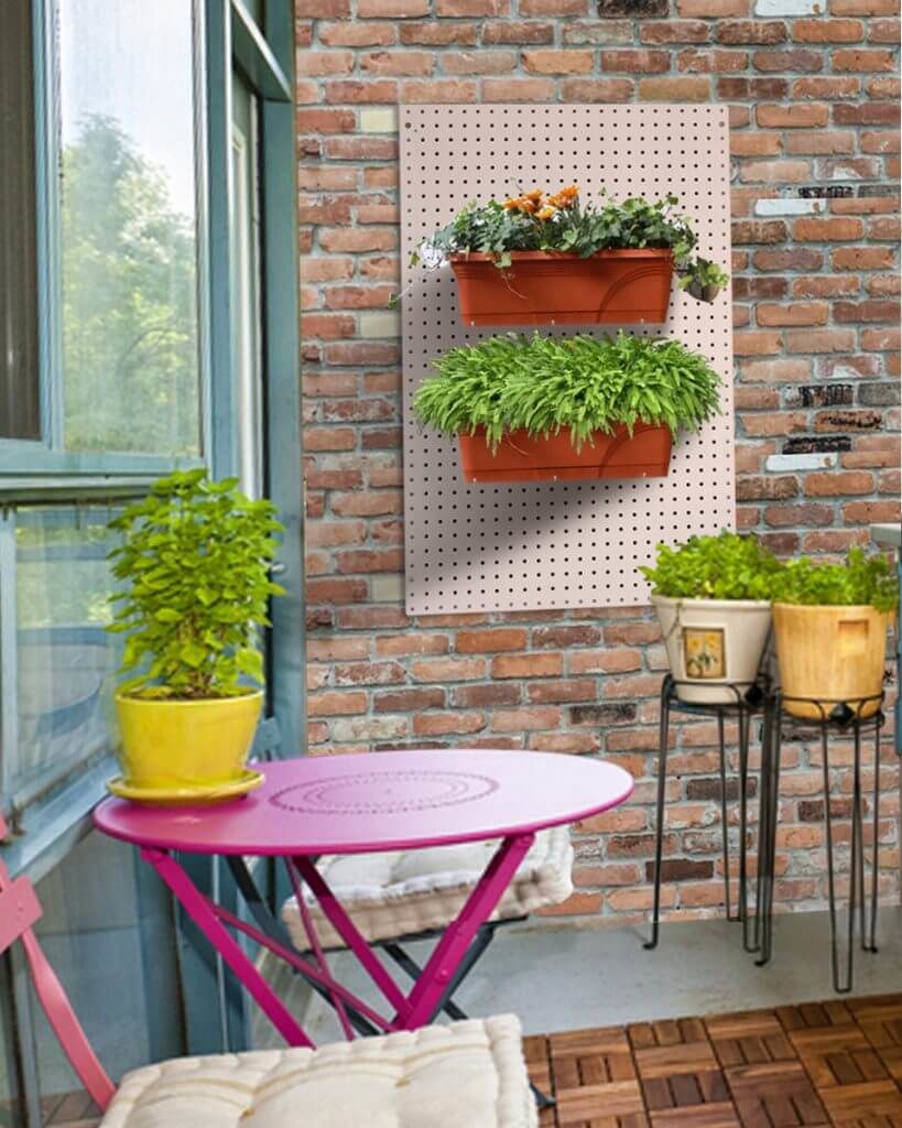 Balcony storage ideas