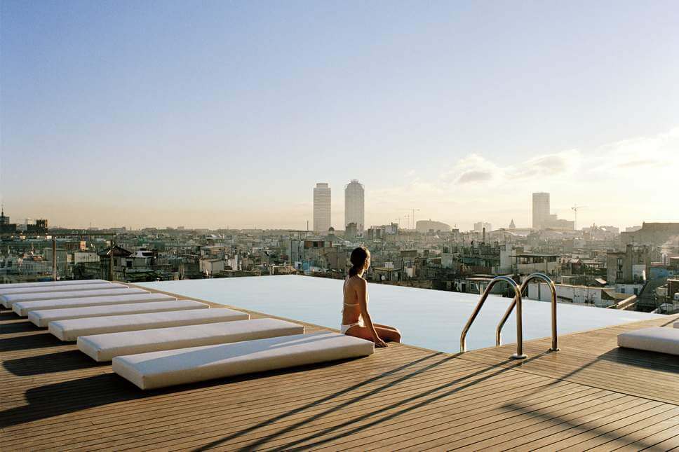 rooftop swimming pool designs