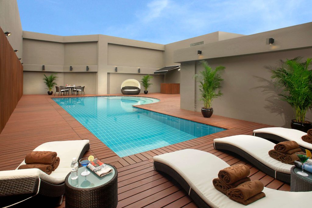 rooftop swimming pool designs