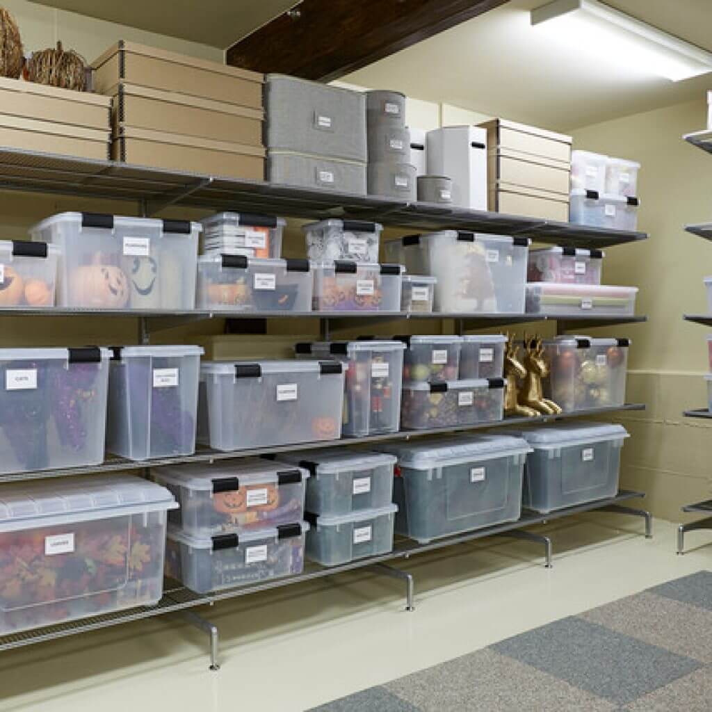 home basement storage ideas