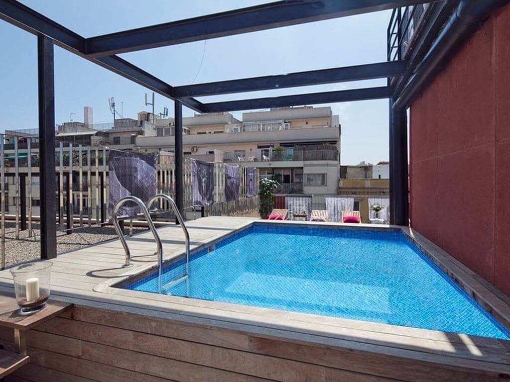 rooftop swimming pool designs