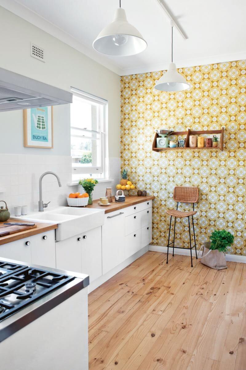 modern wallpaper designs for kitchens