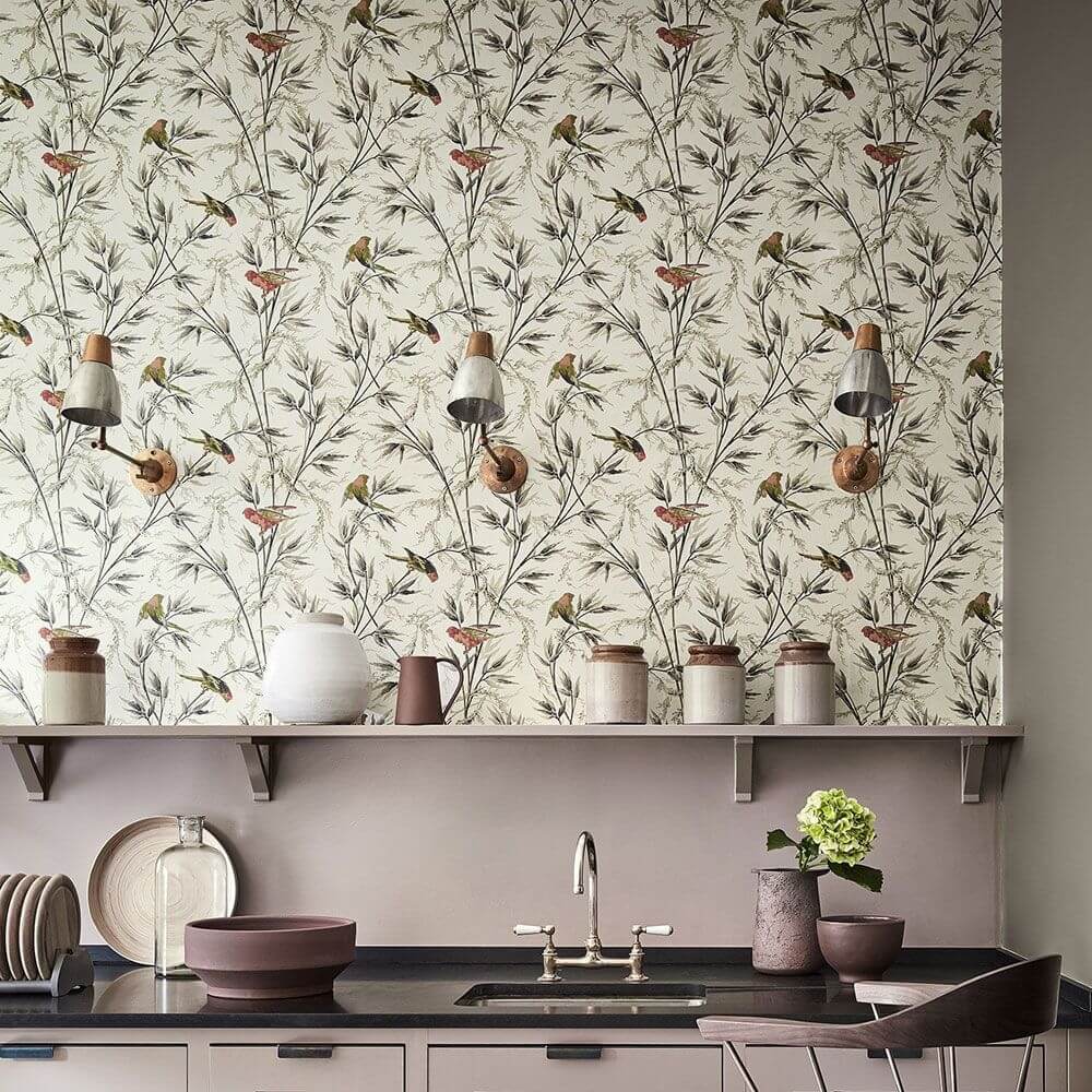 modern wallpaper designs for kitchens