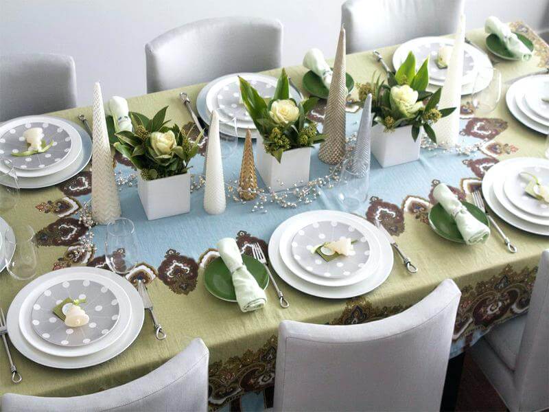 dinner party table settings