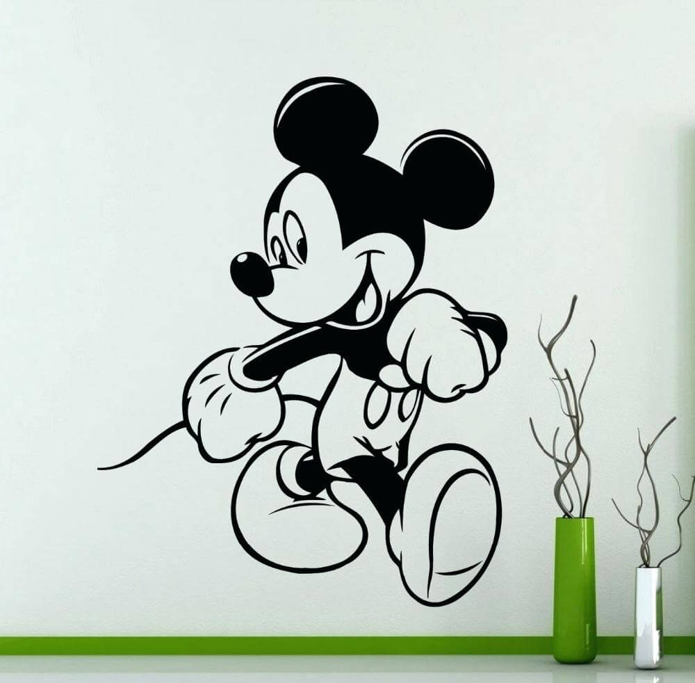 lightly Classic Array Mickey Mouse Wall Decor - Beautiful Wall Arts For Kids Room