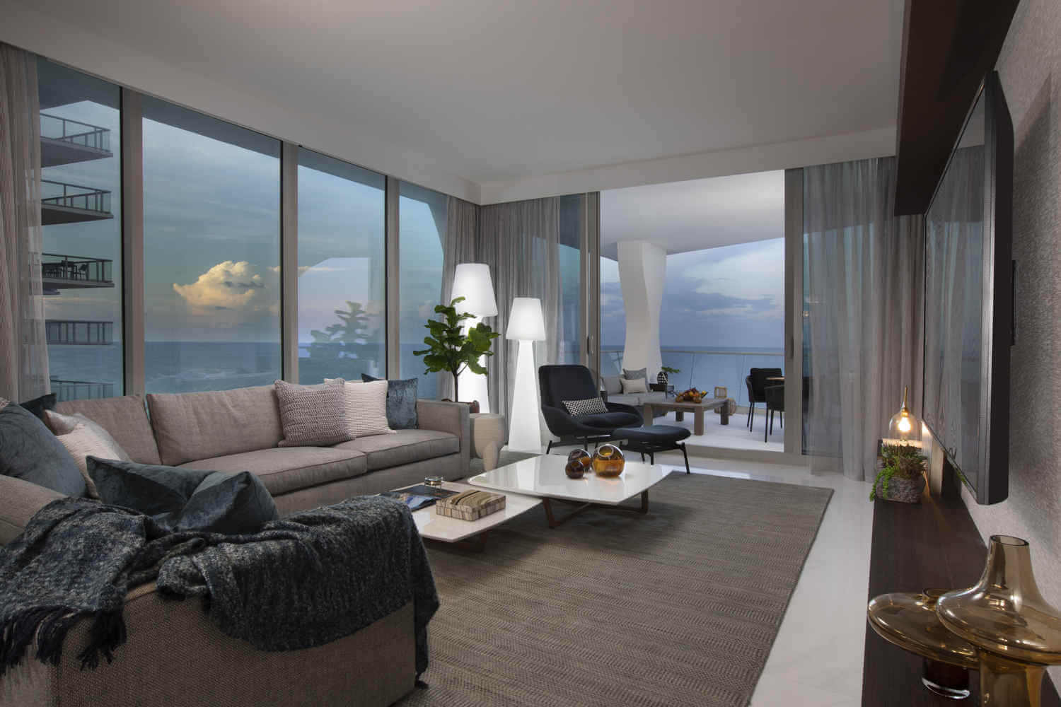 Sunny Isles Beach Condo Interior Designs By Dkor Interiors