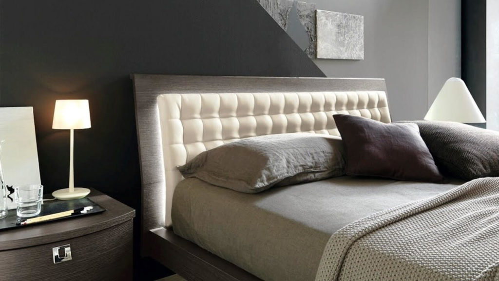 Simple Master Bedroom Headboard Design Ideas with Luxury Interior Design