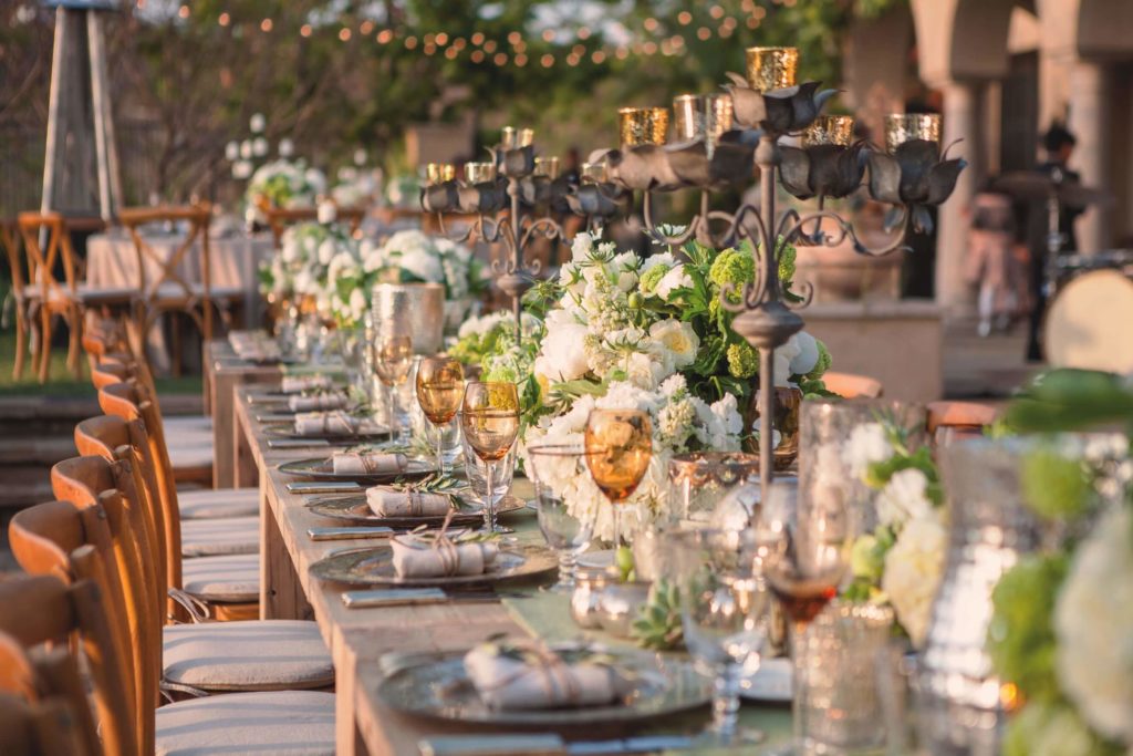 dinner party table settings