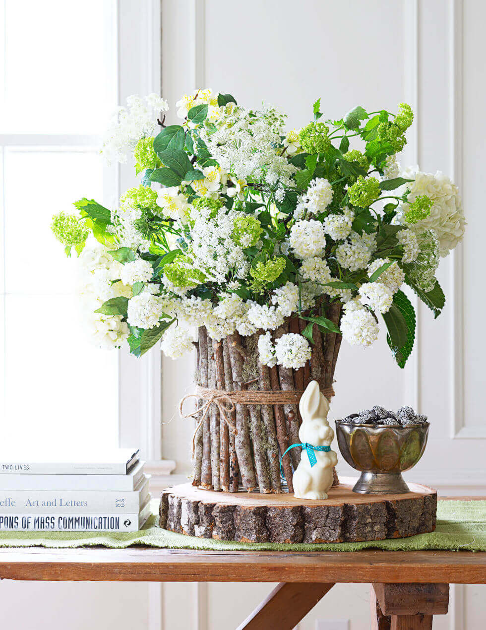 DIY easter table decorations