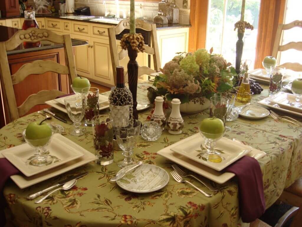 dinner party table settings