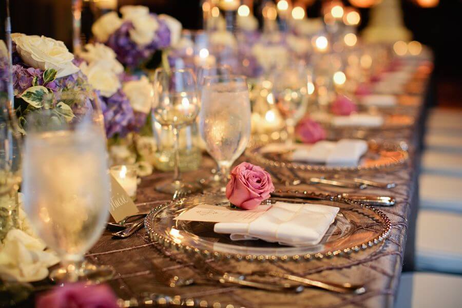 dinner party table settings