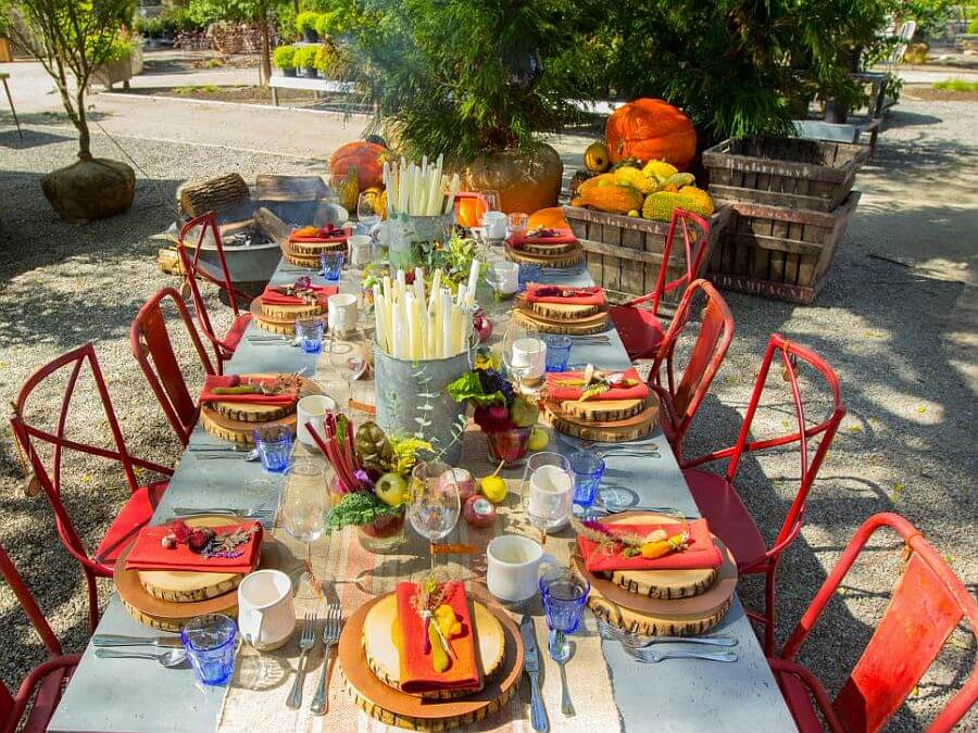 dinner party table settings