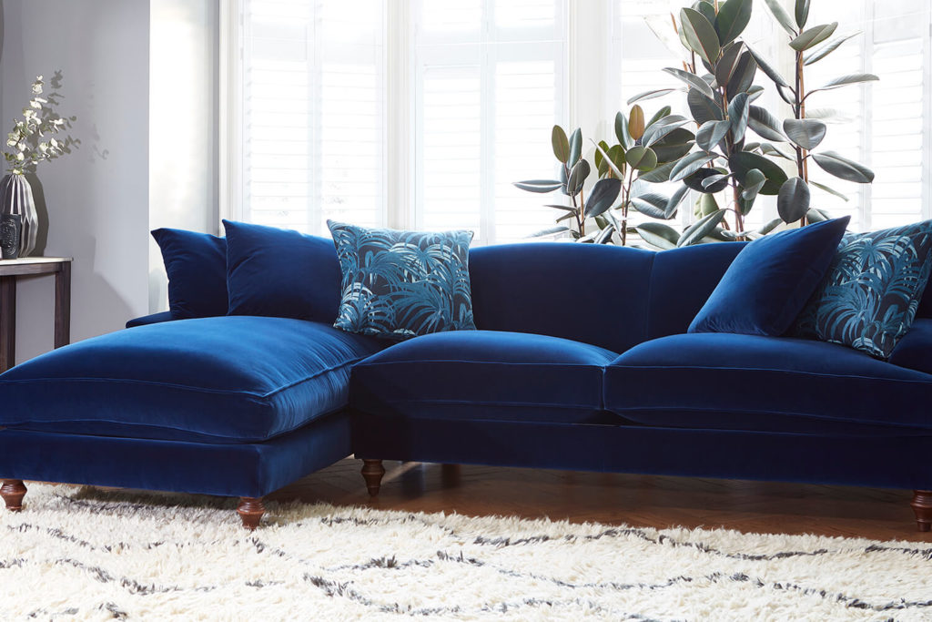 velvet sofa design ideas