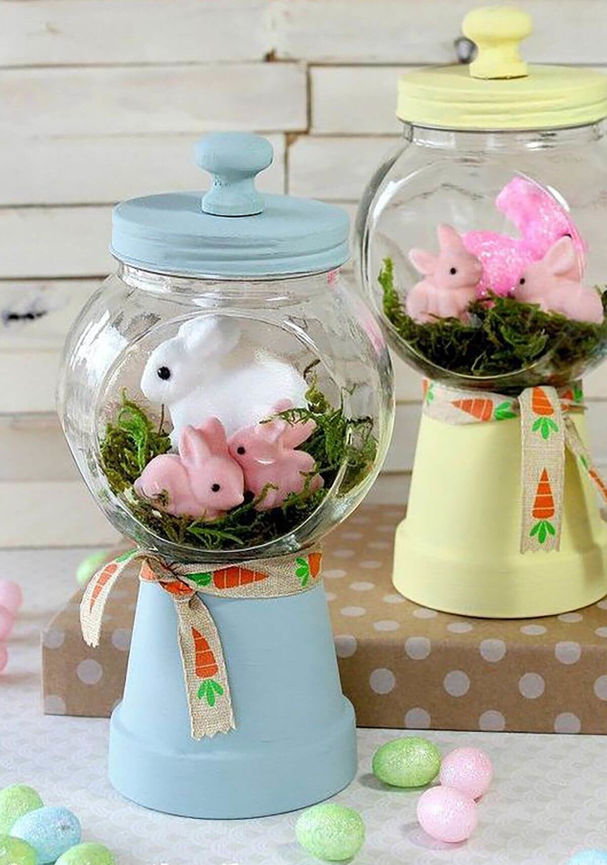 DIY easter table decorations