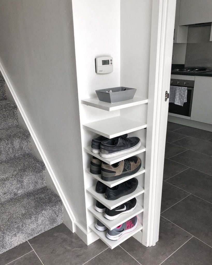 shoe storage ideas for small spaces