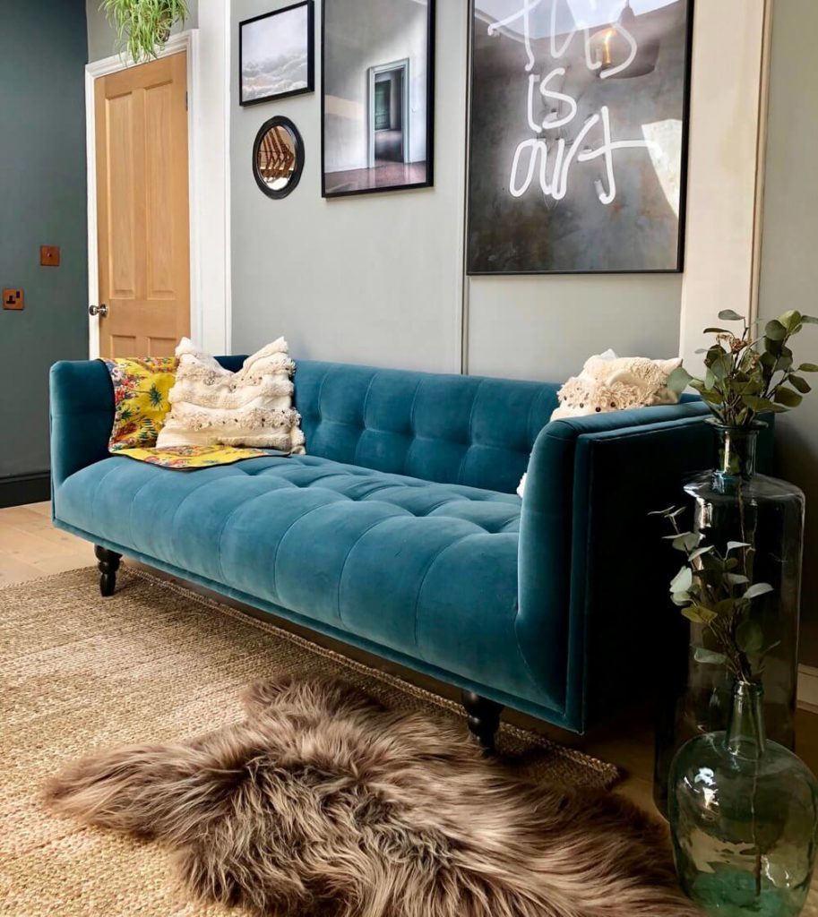 velvet sofa design ideas