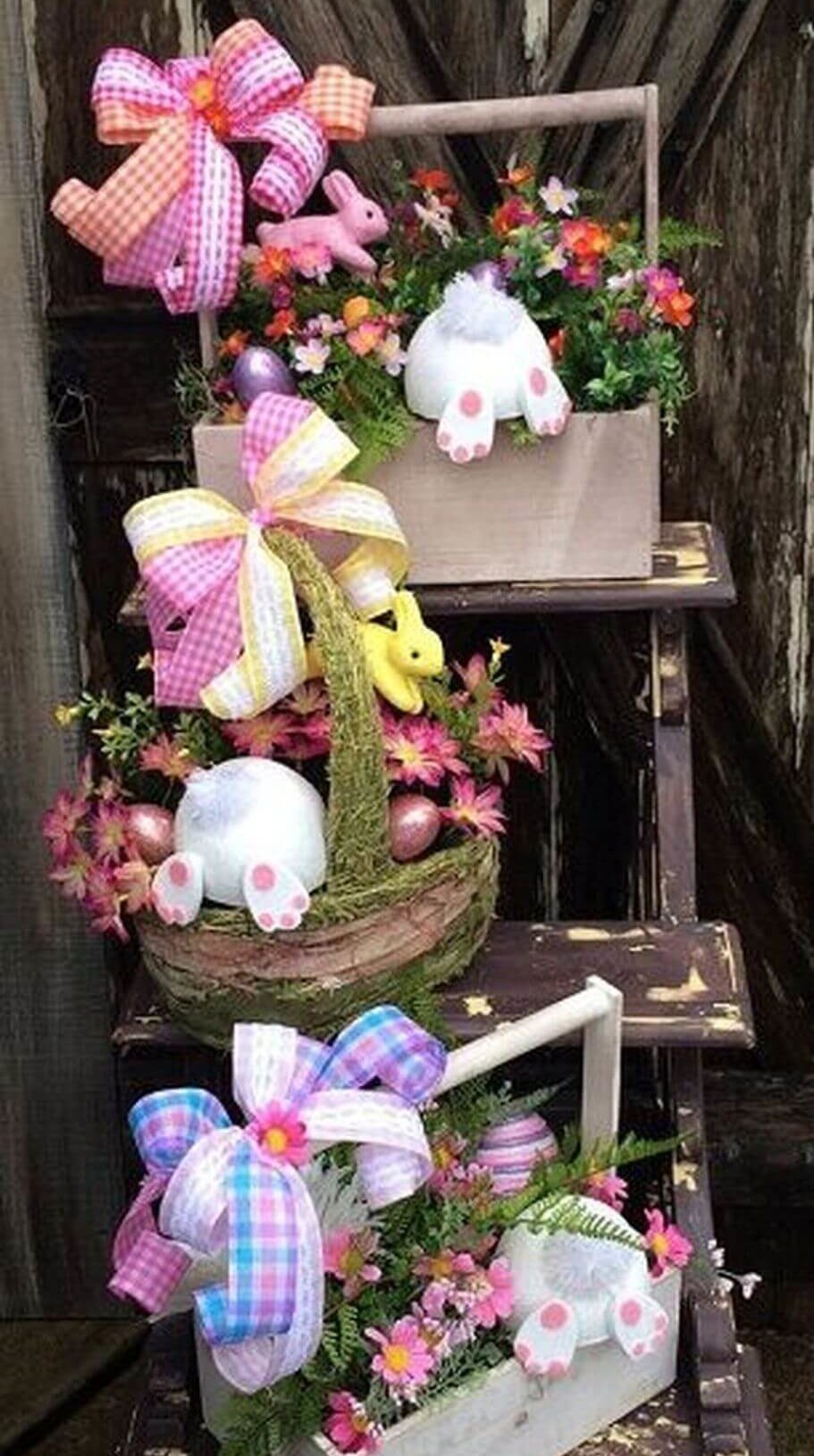 outdoor easter decorations pinterest