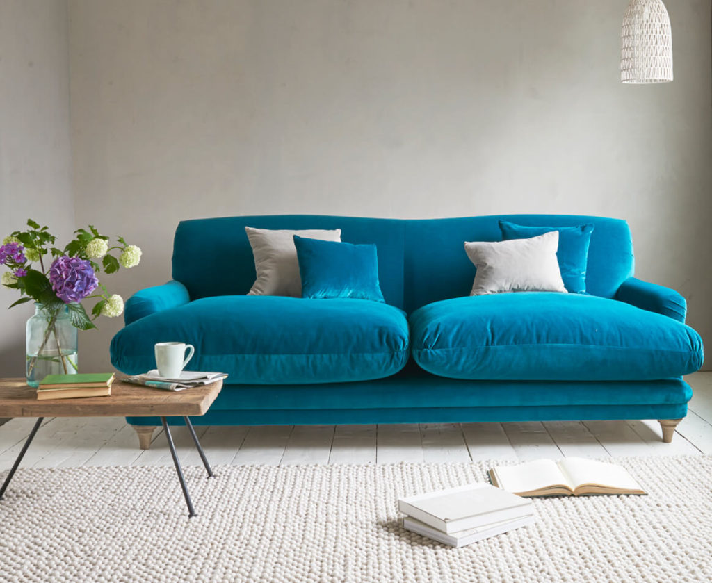 velvet sofa design ideas