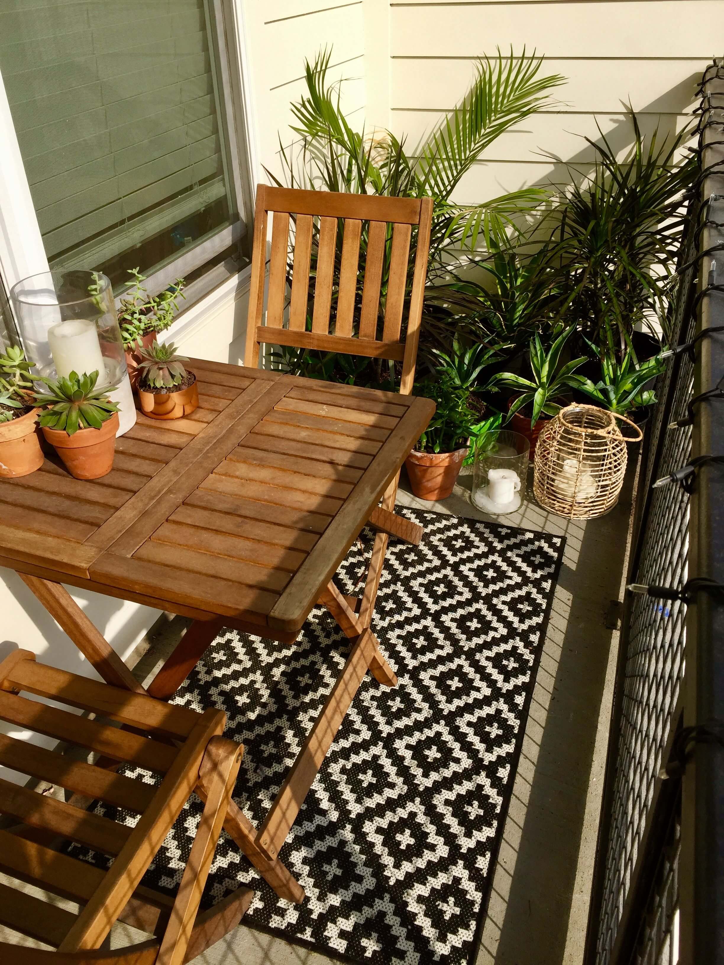 apartment balcony garden decorating ideas