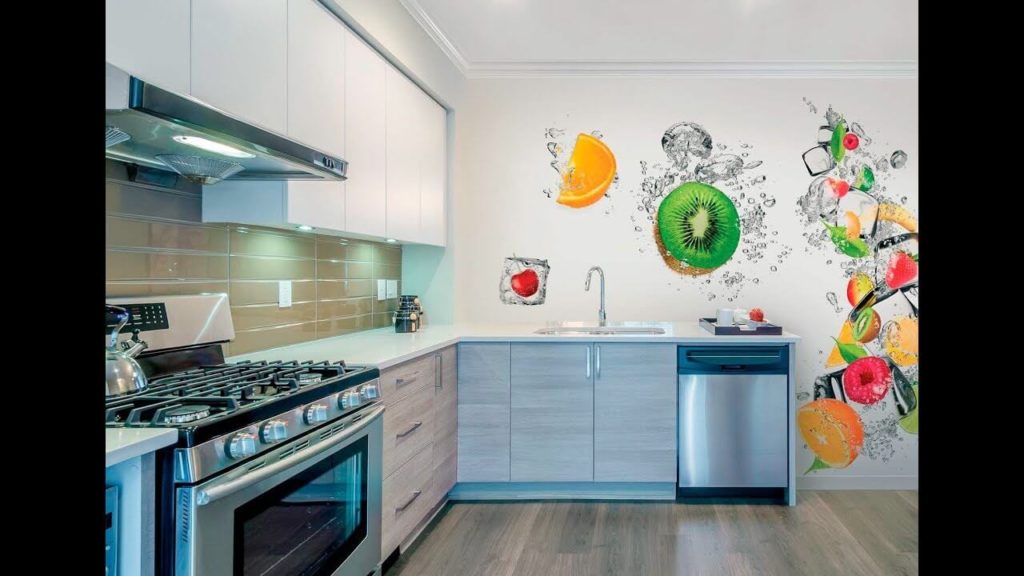 modern wallpaper designs for kitchens