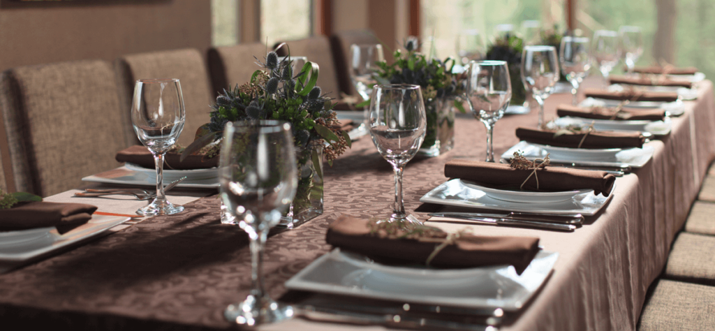 dinner party table settings