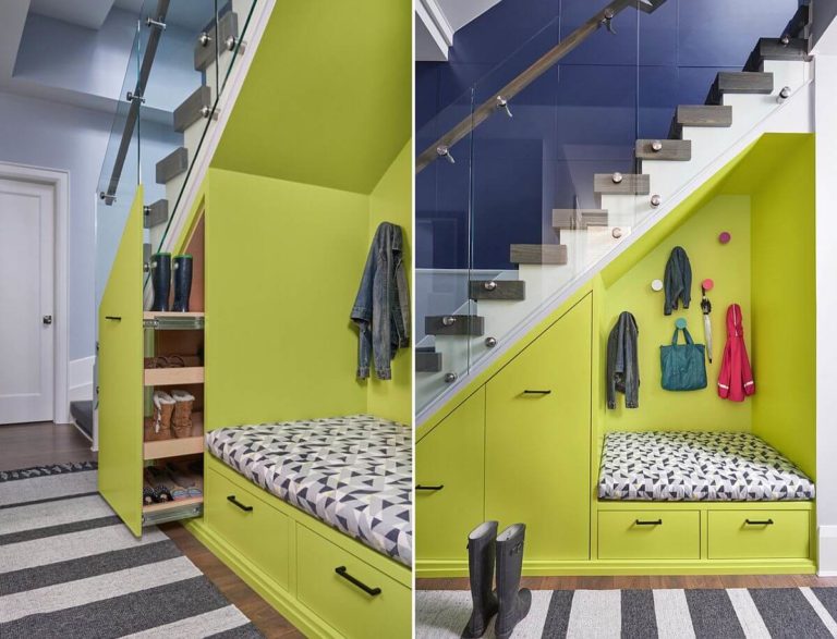 15 Stunning Design Ideas For Space Under Stairs Storage Ideas