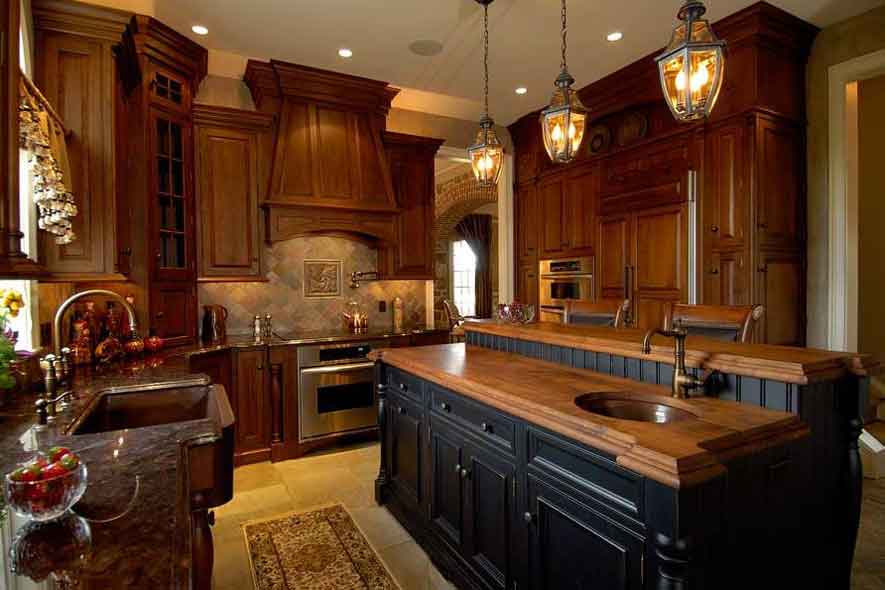 two tone kitchen cabinets