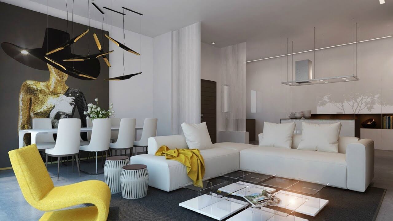 Modern lounge Room Designs For Stylish Living Room