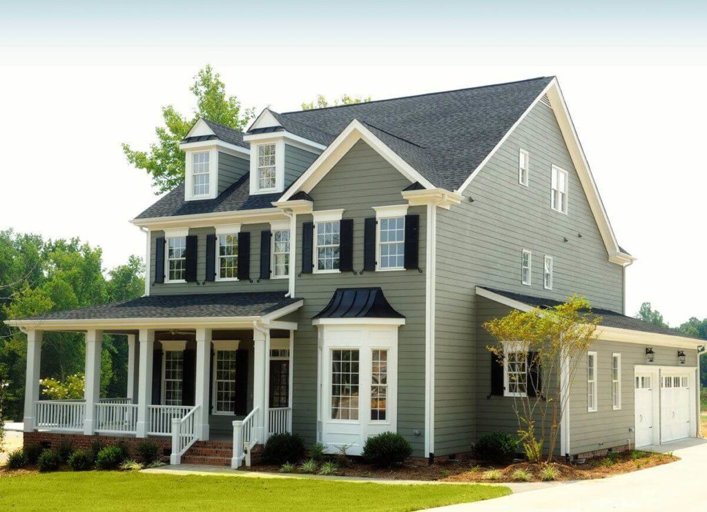 sage green house exterior