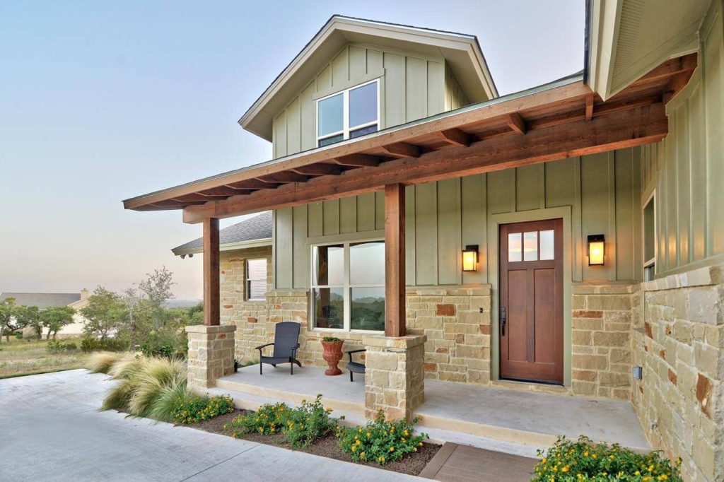 sage green house exterior