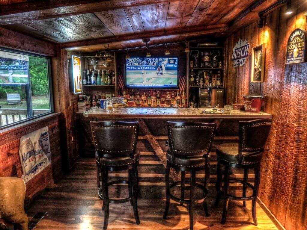 man cave shed interior ideas