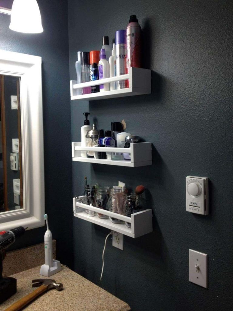 20+ Small and Creative Bathroom Shelf Ideas and Designs For 2020