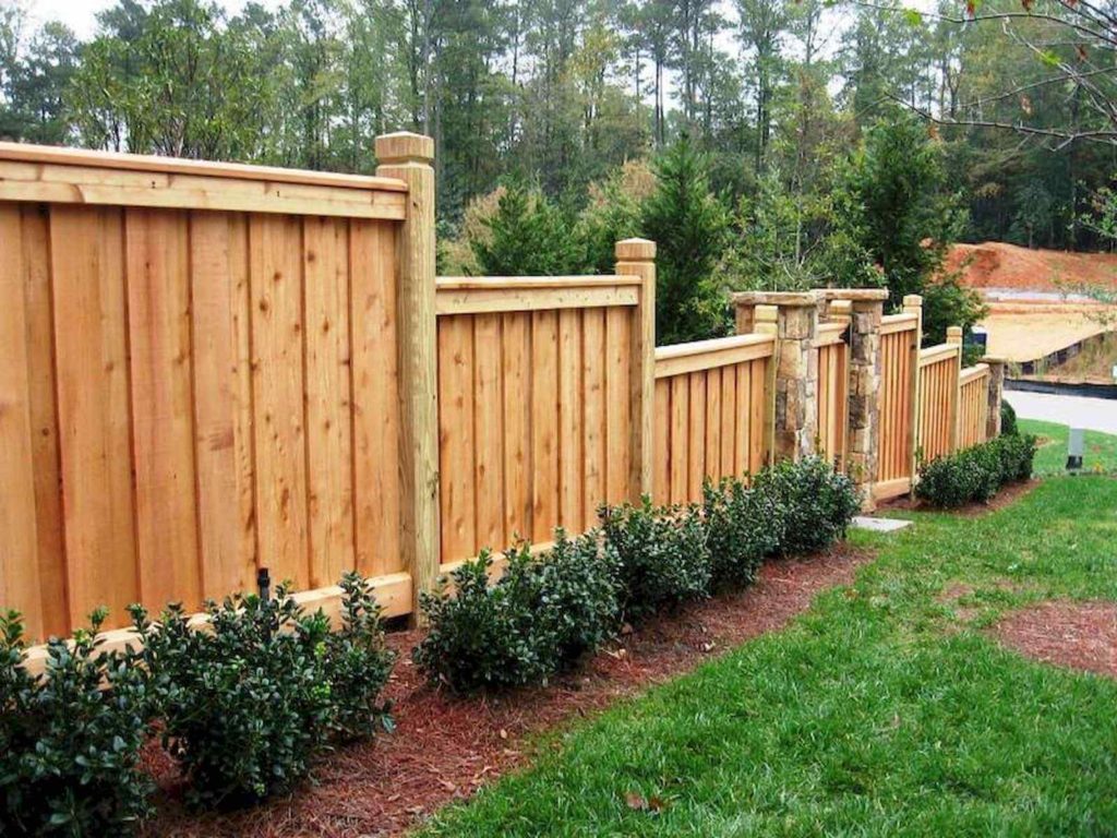 25 privacy fence ideas for backyard - modern fence designs