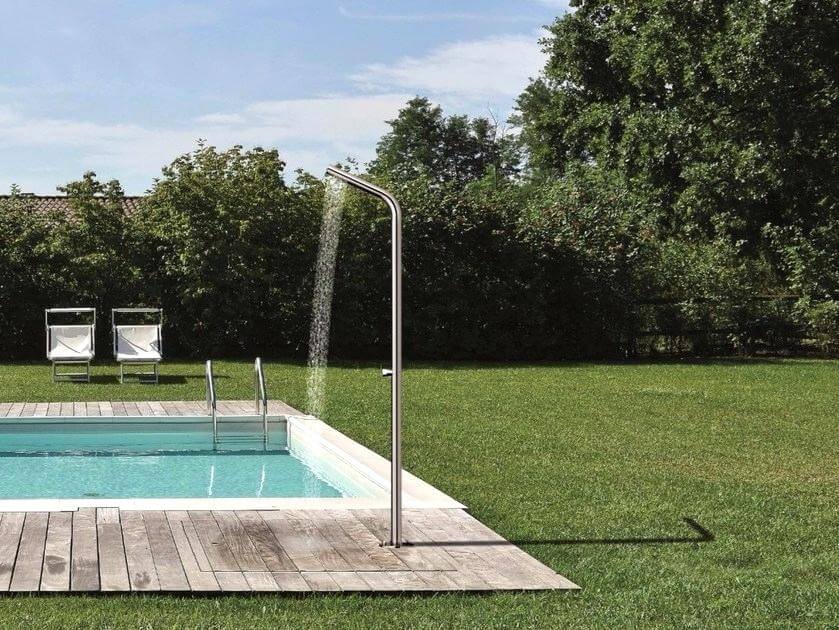 21+ Outdoor Shower Design Ideas For Swimming Pools Areas