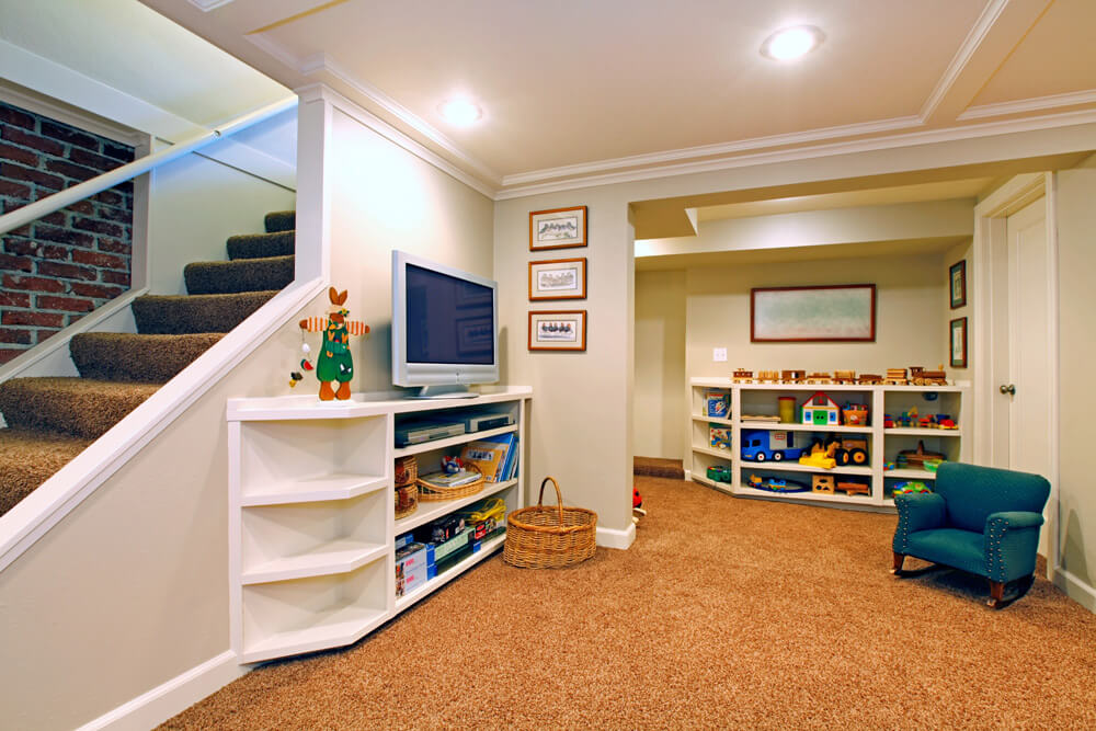 basement playroom