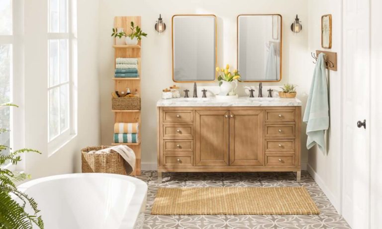 20+ Small and Creative Bathroom Shelf Ideas and Designs For 2020