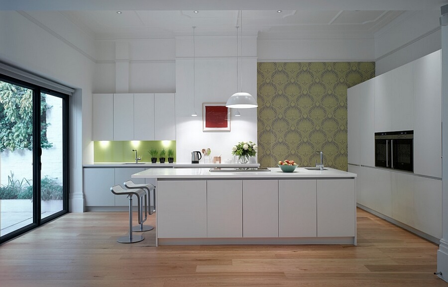 modern kitchen wallpaper ideas