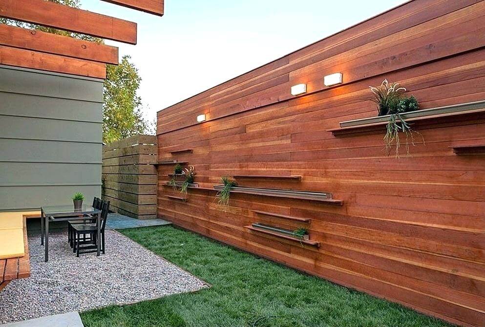 25 Privacy Fence Ideas For Backyard Modern Fence Designs